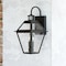 Vaxcel Nottingham 8.5-in. W 2 Light Black Motion Sensor Dusk to Dawn Outdoor Wall Lantern Clear Glass T0597 - alternate 1